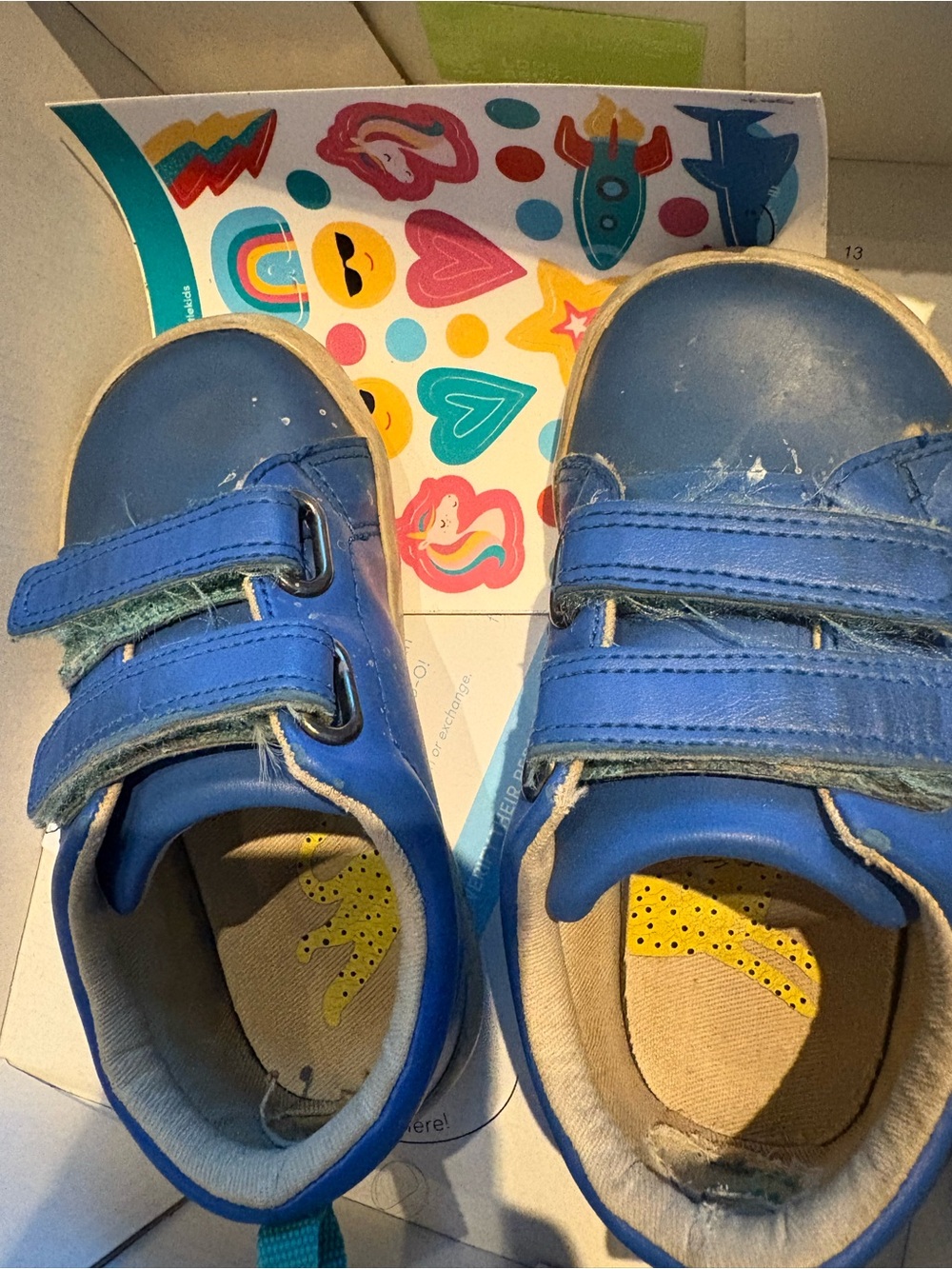 Kids Ten Little Shoes Blue Size 8
